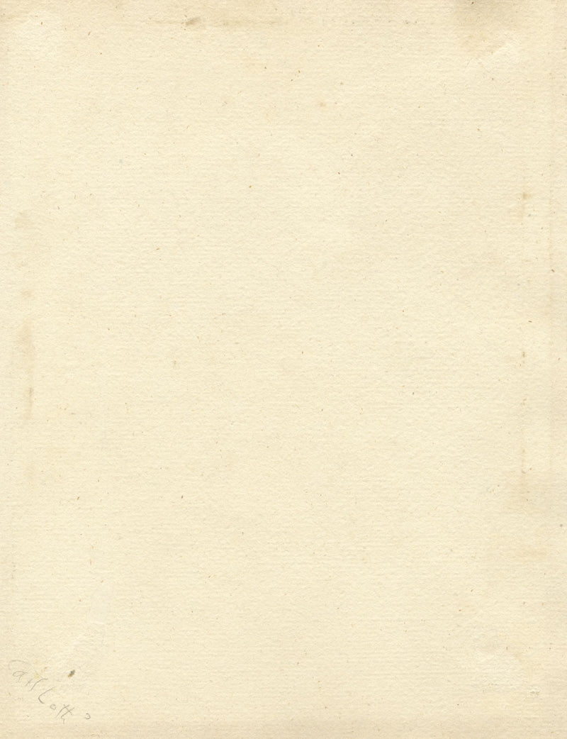 Rock Cave Dwellings with Spearsmen, India – early C19th grisaille wash drawing