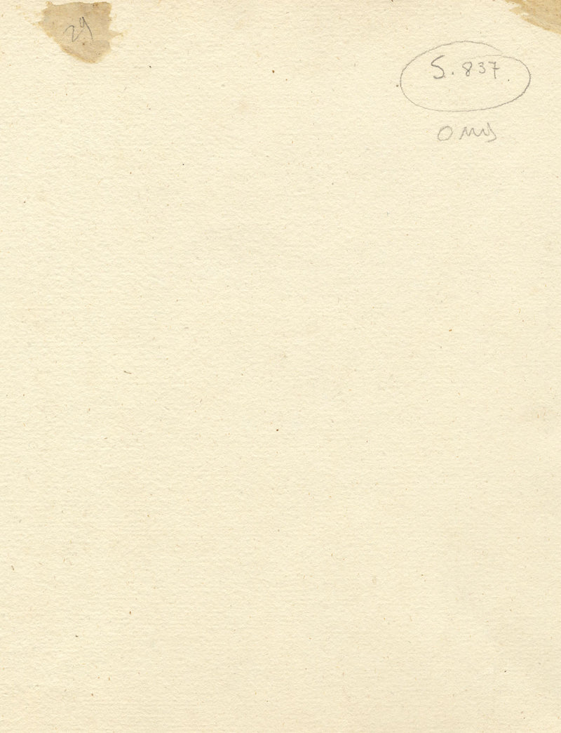 Rock Cave Dwellings with Spearsmen, India – early C19th grisaille wash drawing