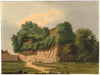 M.S., Overgrown Buildings near Rochester, Kent –early C19th watercolour painting