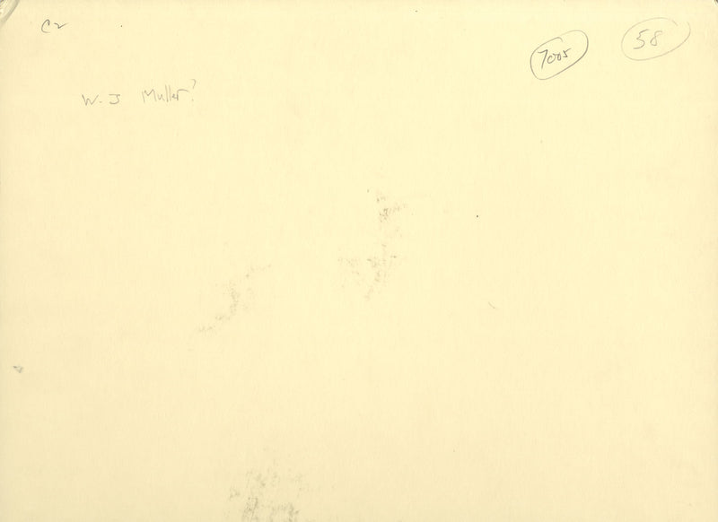 Attrib William James Müller, Tienda de los Yurooks errantes Xanthus – Acuarela del siglo XIX