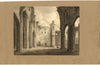 John Dugmore, Abbazia di Melrose, Scozia – acquerello di inizio XIX secolo