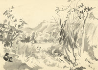 Etta Fraser, Ulwur (Alwar), Rajasthan, India – late C19th watercolour painting