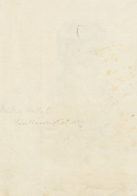 Etta Fraser, Retrato de Millie Hullah en Kinellan - pintura de acuarela de 1885