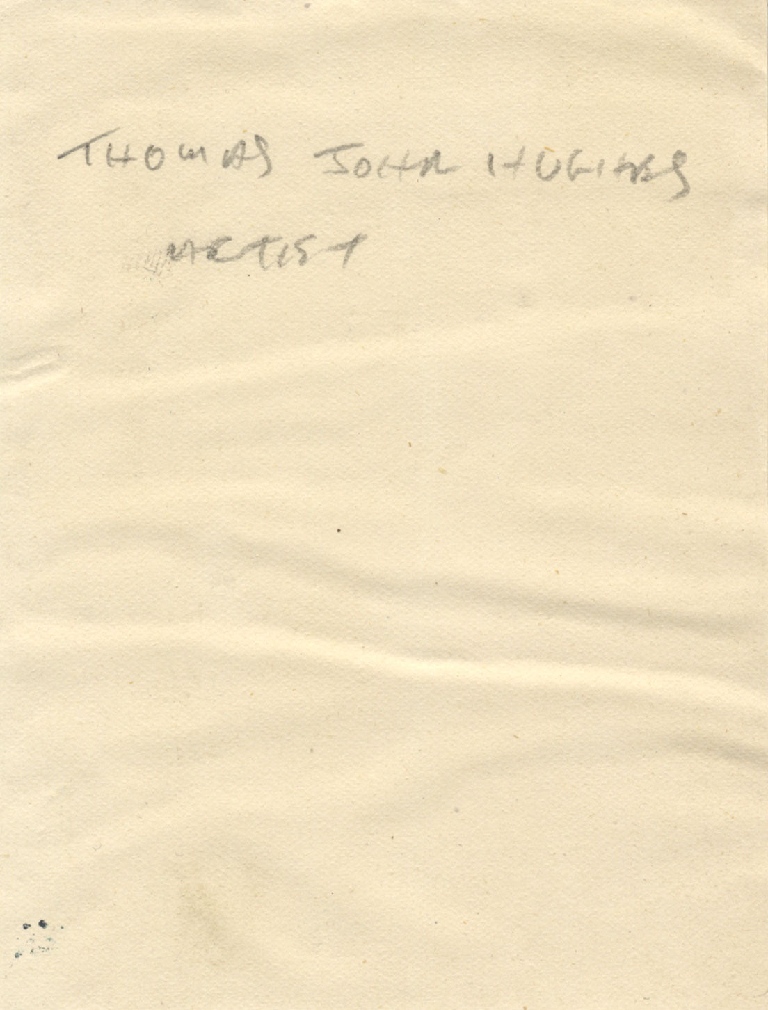 Ritratto dell'artista Thomas John Hughes – Fotografia originale all'albumina della metà del XIX secolo