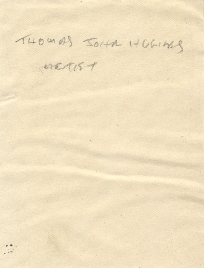 Ritratto dell'artista Thomas John Hughes – Fotografia originale all'albumina della metà del XIX secolo