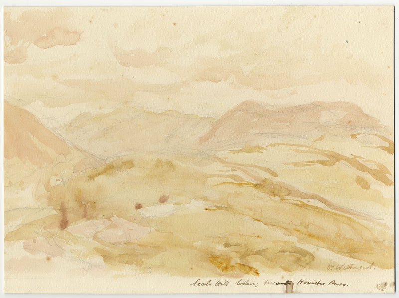 Vernon Wethered NEAC, Scale Hill to Honister Pass,Lake District –c1920s painting