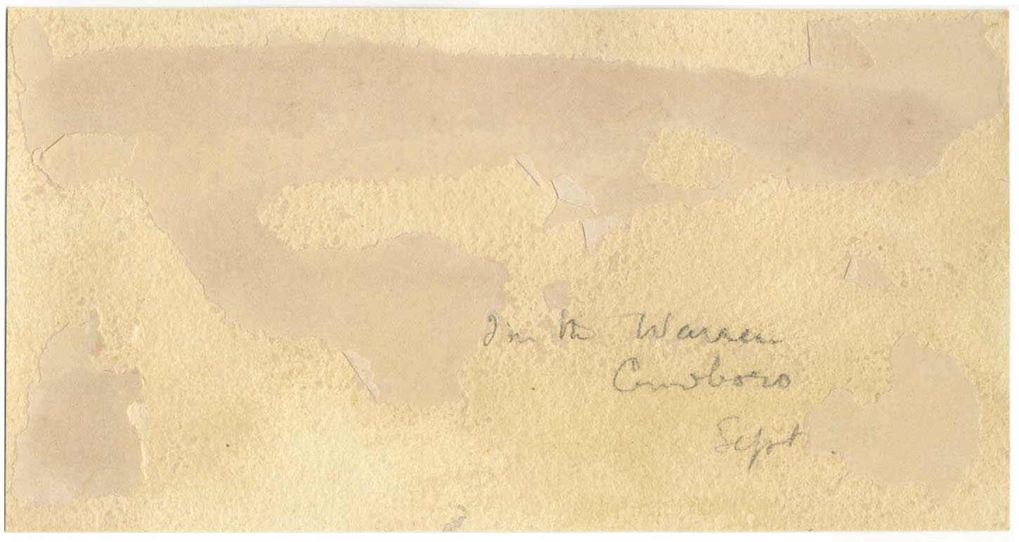 M. Conway, Kingstanding from the Warren, Crowborough –1880s watercolour painting