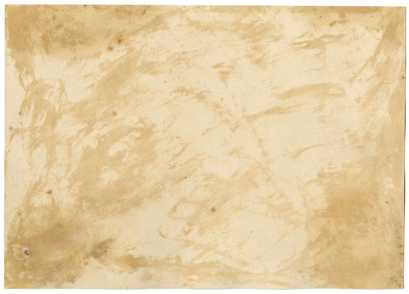 Fishing Nets on Beach, Possibly Brittany – mid-19th-century watercolour painting