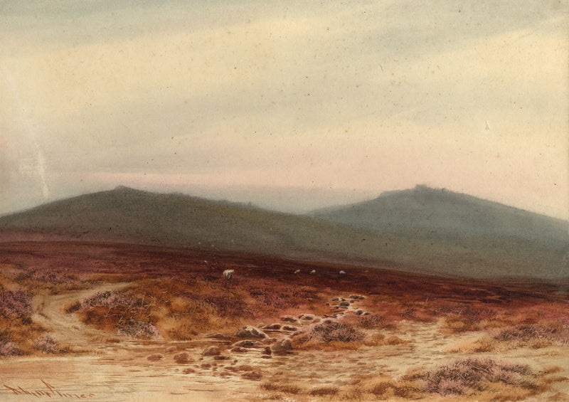 Thomas Mortimer, The Tors, Okehampton, Dartmoor – late 19th-century watercolour