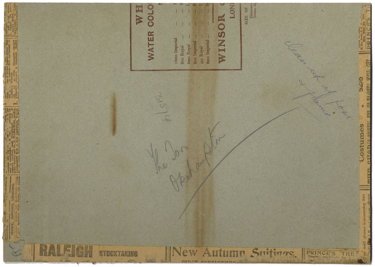 Thomas Mortimer, The Tors, Okehampton, Dartmoor – acquerello di fine XIX secolo