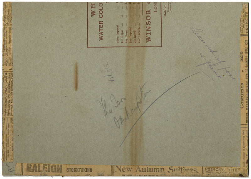 Thomas Mortimer, The Tors, Okehampton, Dartmoor – acuarela de finales del siglo XIX