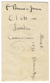 Max Beerbohm's London Club Types –Set of 15 late 19th-century pen & ink drawings