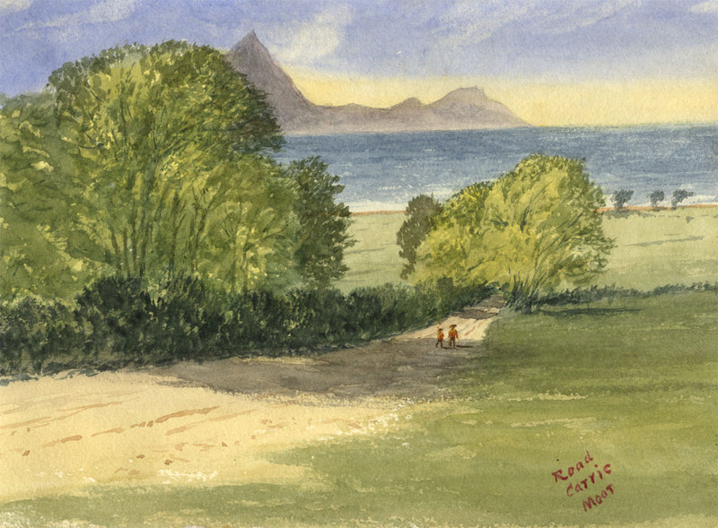 Road Carric Moor, Carrick, South Ayrshire – 19th-century watercolour painting