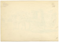 Etta Fraser, Oxen & Cart, Ramgarh, Rajasthan, India – 1891 watercolour painting