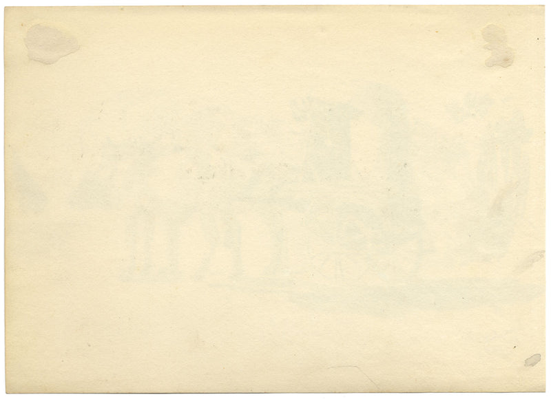 Etta Fraser, Oxen & Cart, Ramgarh, Rajasthan, India – 1891 watercolour painting