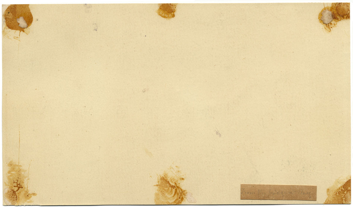 Attribuzione PA Rajon, Ousse dal ponte di Nay, Pirenei – acquerello del XIX secolo