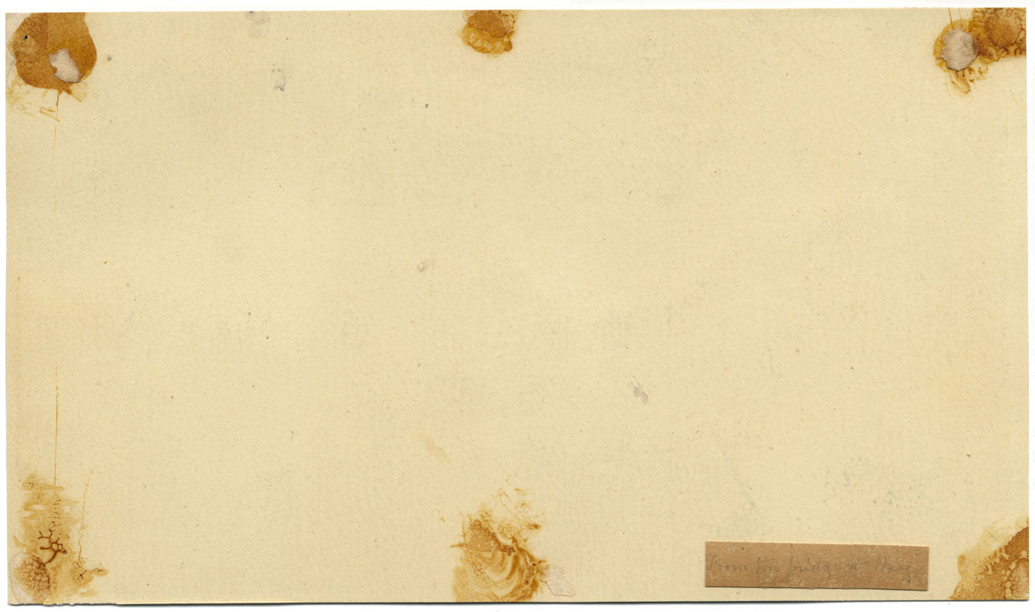 Attribuzione PA Rajon, Ousse dal ponte di Nay, Pirenei – acquerello del XIX secolo