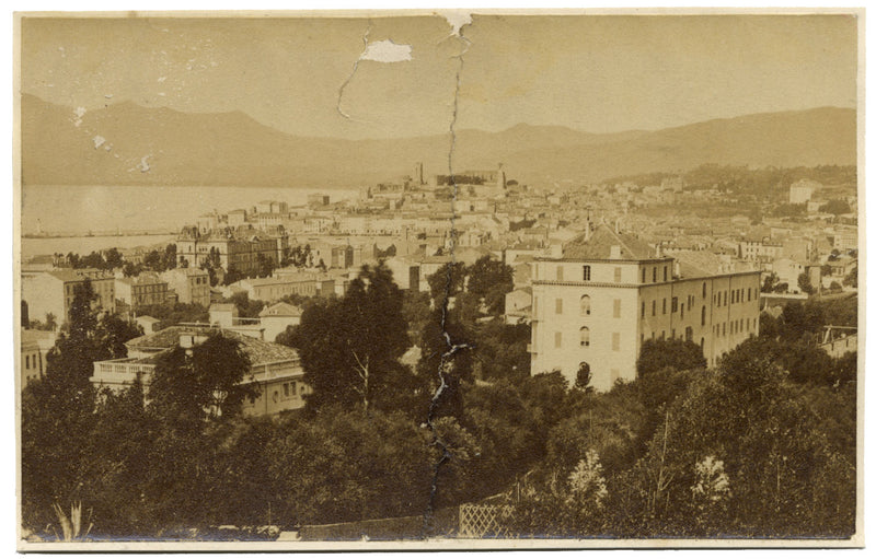 Cannes, Cote d'Azur, France –Original late 19th-century albumen print photograph