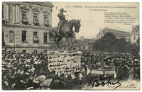 Inauguration de la Statue de Richemont 22 octobre 1905 – Original 1906 postcard