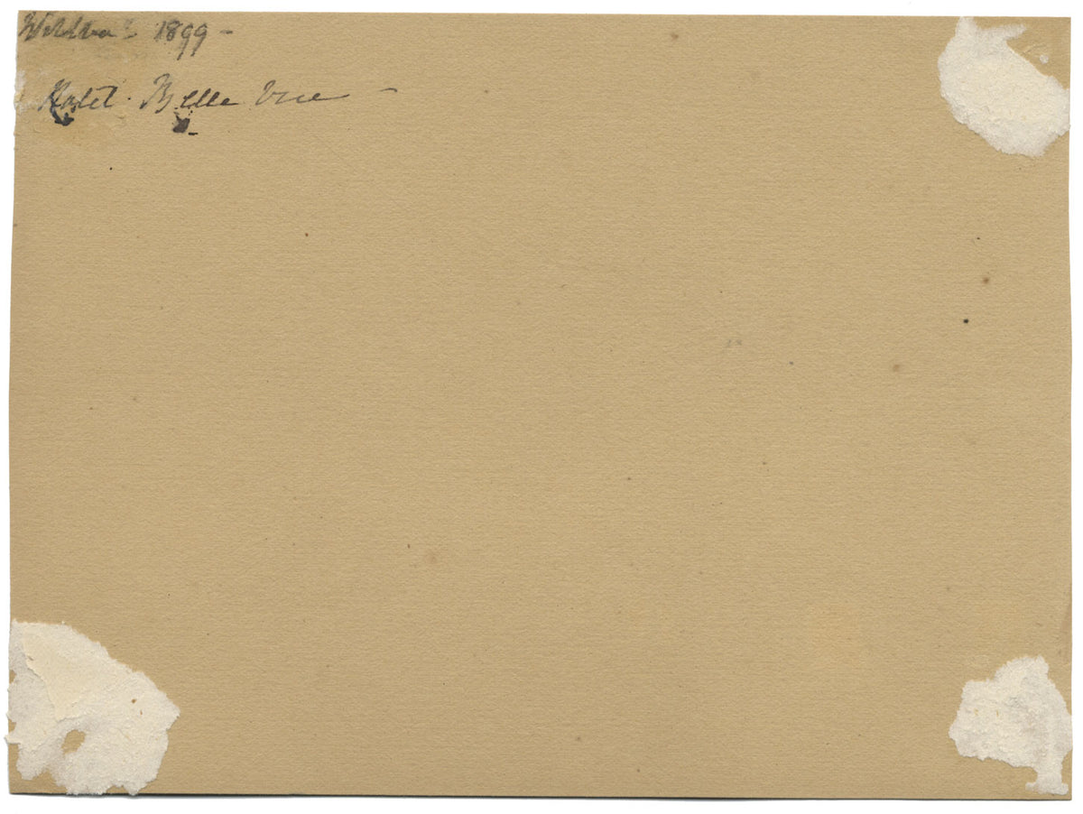 C.J. Newcome, Hotel Belle Vue at Bad Wildbad, Black Forest – 1899 watercolour