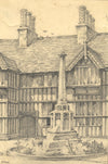 Kenneth E. Wootton, Bond’s Hospital, Coventry – c.1930s graphite drawing