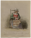 Seated Lady, From Sketch taken in Caen, Normandy – 1844 watercolour painting