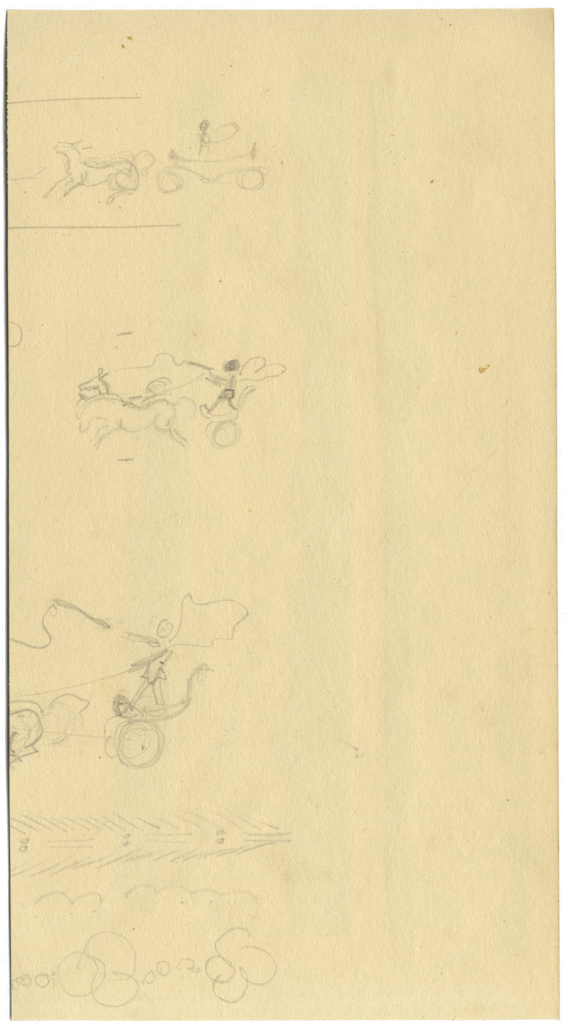 Jean Mary Ogilvie, Art Deco Ditsy Flower Stripe Design – 1930s gouache painting