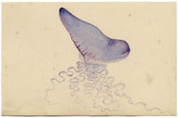 Madeira Island Portuguese Caravel Man o' War – 1862 watercolour painting