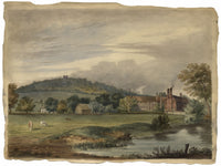Alexander Monro, River Landscape with Mill, Probably Surrey –c.1830s watercolour