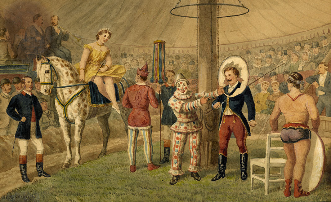 Edward Benjamin Herberte, Circo vittoriano 'In the Ring' – acquerello del 1885