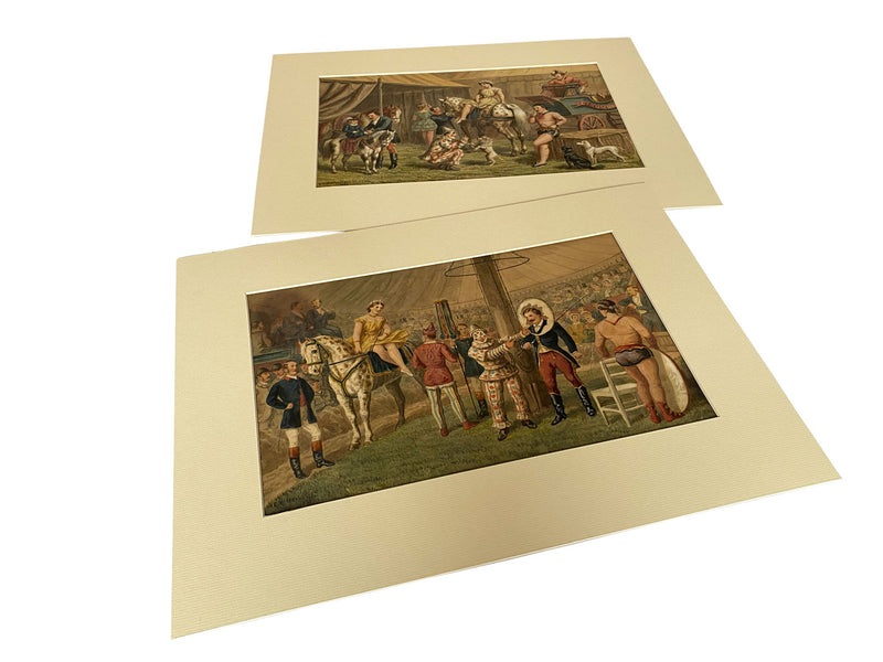 Edward Benjamin Herberte, Victorian Circus 'In the Ring' – 1885 watercolour