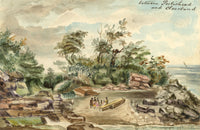 Naive School, Between Portishead & Clevedon, Somerset – 1850s watercolour