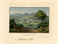 Bad Schinznacht, Aargau, Switzerland – mid-19th-century aquatint print