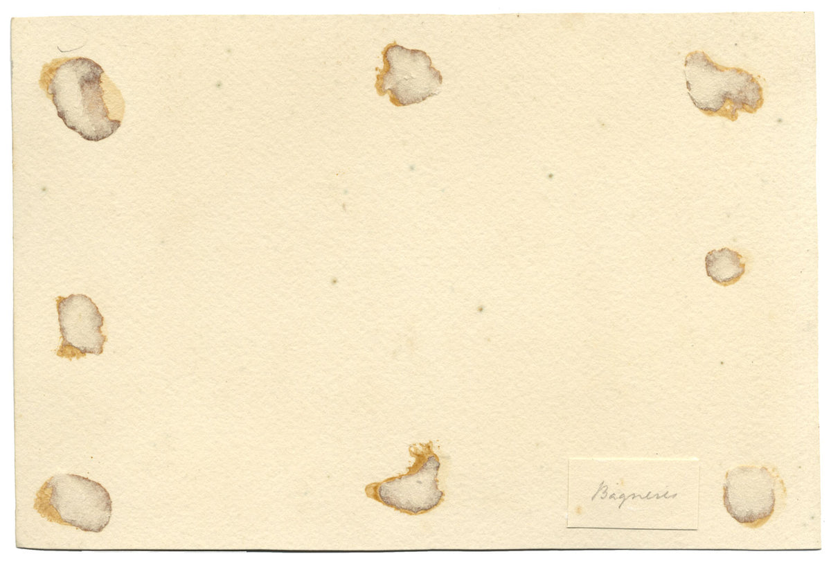 Bagnères-de-Bigorre, Pirineos, Francia: acuarela de mediados del siglo XIX