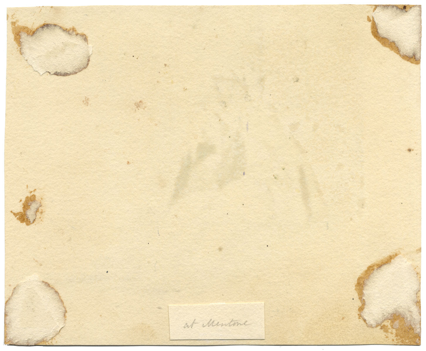 Cieco di Pont St Louis, Mentone, Francia – acquerello del XIX secolo