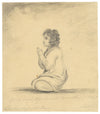 The Infant Samuel after Sir Joshua Reynolds –early 19th-century graphite drawing