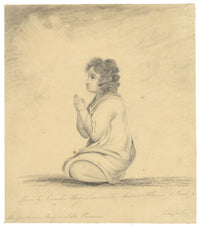 The Infant Samuel after Sir Joshua Reynolds –early 19th-century graphite drawing