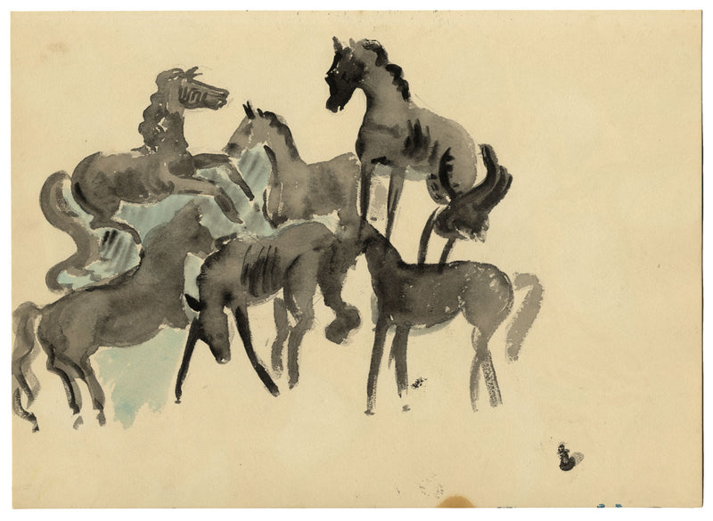 Jean Mary Ogilvie, Vintage Floral Pattern Design – 1930s gouache painting