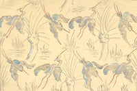 Jean Mary Ogilvie, Large Art Deco Stork Pattern Design – 1930s gouache painting