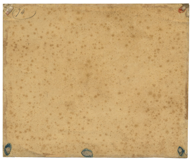 LH, Monaci nei chiostri – Acquerello originale dei primi anni del XIX secolo