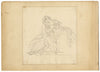 John White Abbott, Madonna after Francesco Solimena – c.1805 pen & ink drawing