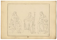 John White Abbott, Madonna with the Infant Christ after Raphael – c.1805 drawing
