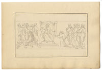John White Abbott, Joseph Kneeling, after Raphael, Vatican – c.1805 ink drawing