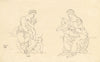 John White Abbott, Madonna & Child after Raphael – c.1805 pen & ink drawing