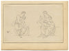 John White Abbott, Madonna & Child after Raphael – c.1805 pen & ink drawing