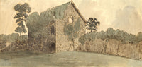 Circle of John White Abbott, Godstow Abbey, Oxfordshire–c1827 ink & wash drawing