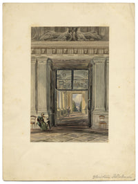 Forse Franz Heinrich, Castello di Schönbrunn, Vienna – acquerello della metà del XIX secolo