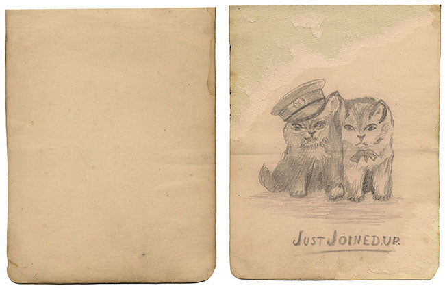 A. Smith, Pair of Monochrome Designs: Egypt, Boat & Butterfly –1926 ink drawings