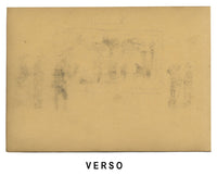 Alexander Hunter, Lady & Gentleman Horse Riding, Scotland – 1880s ink drawing