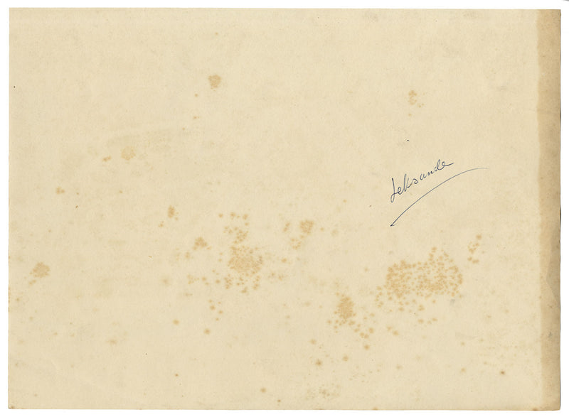 Cimitero di Leksand, Svezia – Dipinto ad acquerello originale del 1934 circa